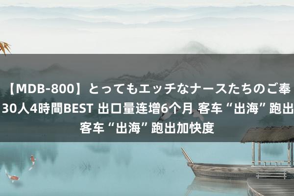 【MDB-800】とってもエッチなナースたちのご奉仕SEX 30人4時間BEST 出口量连增6个月 客车“出海”跑出加快度