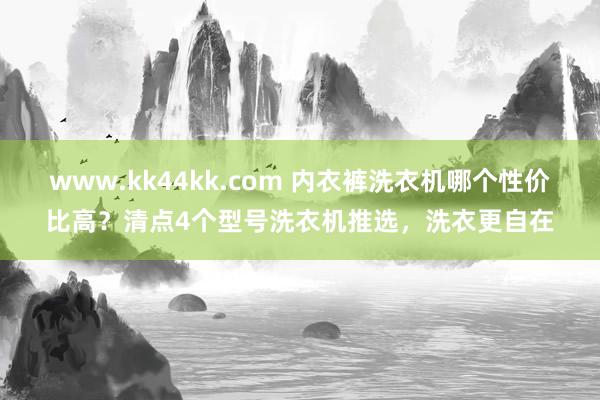 www.kk44kk.com 内衣裤洗衣机哪个性价比高？清点4个型号洗衣机推选，洗衣更自在