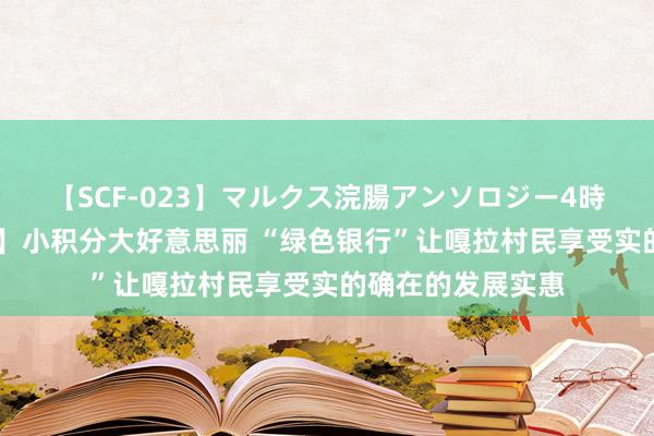 【SCF-023】マルクス浣腸アンソロジー4時間 【咱们的家园】小积分大好意思丽 “绿色银行”让嘎拉村民享受实的确在的发展实惠