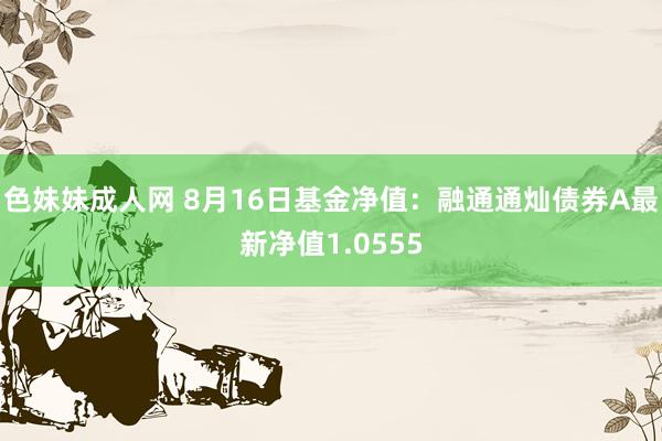 色妹妹成人网 8月16日基金净值：融通通灿债券A最新净值1.0555