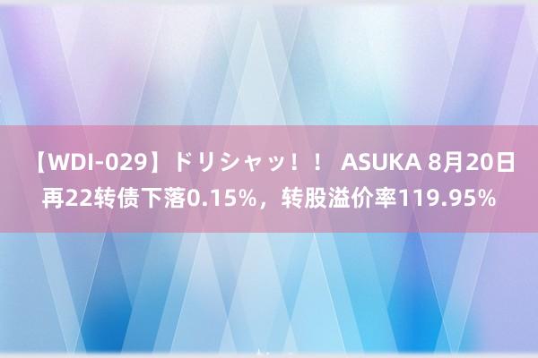 【WDI-029】ドリシャッ！！ ASUKA 8月20日再22转债下落0.15%，转股溢价率119.95%