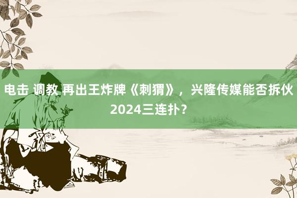 电击 调教 再出王炸牌《刺猬》，兴隆传媒能否拆伙2024三连扑？